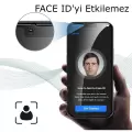IPhone 15 Pro Uyumlu Safir Ekran Koruyucu HD Tam Kaplayan 5D Full Koruma Antistatic Temperli Cam