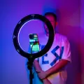  MJ38 RGB 25W Ring Light Canlı Yayın 38cm USBli ve Telefon Stand