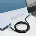 Qgeem Qg01 Type-c To Type-c Usb4 Pd Data Kablosu 240w 40gbps 8k@60hz 0.2 Metre