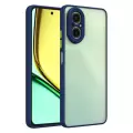 Realme 12 Lite Kılıf Renkli Tuşlu Mat Parmak Izi Yapmaz Kamera Korumalı Sert Silikon Kapak Hux