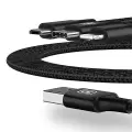 Recci Rcs-d120 Fast Wind Series 3in1 Usb-a To Lightning – Type-c – Micro Şarj Ve Data Kablosu 1.2m