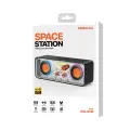 Recci Rsk-w38 Space Station Series Rgb Led Işıklı Bluetooth Hoparlör Fm Radio Özellikli