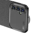 Samsung Galaxy A25 Kılıf Lopard Kamera Korumalı Karbon Desenli Negro Kapak Orijinal Yüzey Kılıf