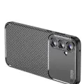 Samsung Galaxy A35 Kılıf Lopard Kamera Korumalı Karbon Desenli Negro Kapak Orijinal Yüzey Kılıf