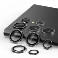Samsung Galaxy S24 Lopard Lens Koruma Parlak Renkli Kamera Koruyucu CL-08 Cam Filmi