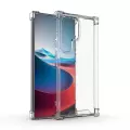 Samsung Galaxy S24 Ultra Kılıf Lopard Nitro Antishock Köşe Koruma Darbe Emici Şeffaf Orjinal Doku Silikon
