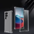 Samsung Galaxy S24 Ultra Kılıf Lopard Nitro Antishock Köşe Koruma Darbe Emici Şeffaf Orjinal Doku Silikon