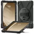 Samsung Galaxy Tab A9 Plus Uyumlu Tablet Silikon Tank Military Ultra Koruma Standlı Defender