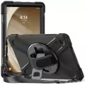 Samsung Galaxy Tab A9 Plus Uyumlu Tablet Silikon Tank Military Ultra Koruma Standlı Defender