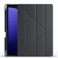 Samsung Galaxy Tab S9 FE Plus Kılıf Lopard Tri Folding Kalem Bölmeli Standlı Kılıf