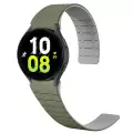 Samsung Galaxy Watch 5 40mm  KRD-111 20mm Çizgili Desenli Silikon Kordon