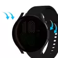 Samsung Galaxy Watch 6 44mm Sert PC Kasa ve Privacy Hayalet Ekran Koruyucu  Watch Gard 32