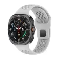 Samsung Galaxy Watch Ultra 47mm  KRD-119 Delikli Tasarım Silikon Kordon