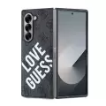 Samsung Galaxy Z Fold 6 Kılıf Guess Lisanslı Love Guess Printing Kapak