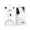 Wiwu Wi-c038 Titan Series Usb-a To Type-c 6a 66w Led Dijital Göstergeli Şarj Ve Data Kablosu 1.2m