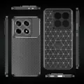 Xiaomi 14t Kılıf  Kamera Korumalı Karbon Desenli Negro Kapak Yüzey Kılıf