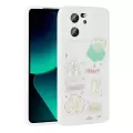 Xiaomi Mi 13T Kılıf Kabartma Figürlü Parlak Lopard Toys Silikon Kapak