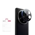 Xiaomi Mi 14 Ultra Lopard Siyah Çerçeveli Lens Koruma Parlak Renkli Kamera Koruyucu CL-08 Cam 3D-Kamera-Cam
