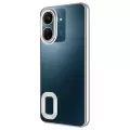 Xiaomi Poco C65 Kamera Lens Korumalı Şeffaf Renkli Logo Gösteren Parlak Omega Kapak