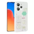 Xiaomi Redmi 12 4G Kılıf Kabartma Figürlü Parlak Lopard Toys Silikon Kapak