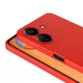Xiaomi Redmi 13C Kılıf Lopard Içi Kadife Lansman Yumuşak Mara Silikon Kapak