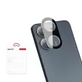 Xiaomi Redmi 13C  Siyah Çerçeveli Lens Koruma Parlak Renkli Kamera Koruyucu Cam 3D-Kamera-Cam