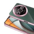 Xiaomi Redmi A3 4G 2024 Kamera Lens Korumalı Şeffaf Renkli Logo Gösteren Parlak Omega Kapak