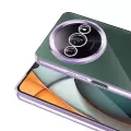 Xiaomi Redmi A3 4G 2024 Kamera Lens Korumalı Şeffaf Renkli Logo Gösteren Parlak Omega Kapak