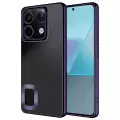 Xiaomi Redmi Note 13 Pro 5G Kamera Lens Korumalı Şeffaf Renkli Logo Gösteren Parlak Omega Kapak