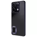 Xiaomi Redmi Note 13 Pro 5G Kamera Lens Korumalı Şeffaf Renkli Logo Gösteren Parlak Omega Kapak