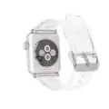​​​Apple Watch 44mm KRD-13 Şeffaf Silikon Kordon