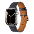 ​​​Apple Watch 38mm Metal Tokalı Hermes Deri Kordon Strap Pu Deri Akıllı Saat Kordon Kayış