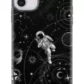 Apple iPhone 11 Uyumlu Kılıf Opus 13 Astronaut on The Moon  Case Kapak Spring