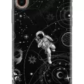 Apple iPhone XS Max Uyumlu Kılıf Opus 13 Astronaut on The Moon  Case Kapak Spring