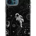 Apple iPhone 12 Pro Max Uyumlu Kılıf Opus 13 Astronaut on The Moon  Case Kapak Spring