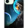 Apple iPhone 12 Uyumlu Kılıf Opus 06 Yeryüzü Gökyüzü Planets Koruyucu Kapak Light