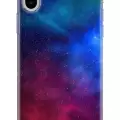 Apple iPhone X - XS Uyumlu Kılıf Opus 05 Colorful Space Yıldızlar Koruma Kılıfı Gold