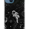 Apple iPhone 13 Uyumlu Kılıf Opus 13 Astronaut on The Moon  Case Kapak Spring