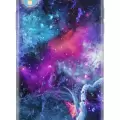 Apple iPhone XR Uyumlu Kılıf Opus 04 Galaksi Wallpaper Silikon Kılıf Neon