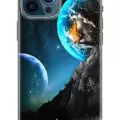 Apple iPhone 12 Pro Max Uyumlu Kılıf Opus 06 Yeryüzü Gökyüzü Planets Koruyucu Kapak Light