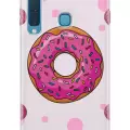 Samsung Galaxy A9 2018 Uyumlu Kılıf Pembe Delisi 25 Silicone Cover Donut
