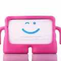 Apple iPad 10.2 2021 (9.Nesil) Uyumlu Standlı Çocuklar Için Renkli Tutacaklı Tablet Kılıfı