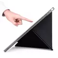 Apple iPad Pro 12.9 2022 M2 Kılıf Lopard Tri Folding Kalem Bölmeli Standlı Kılıf