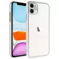 Apple iPhone 11 Kılıf Kenarları Orijinal Renkler Kamera Lens Koruma Darbe Emici Sert Kapak Riksos