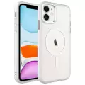 Apple iPhone 11 Kılıf Wireless Şarj Özellikli Lopard Krom Magsafe Silikon Kapak