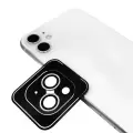 Apple iPhone 12 Lopard CL-11 Safir Parmak İzi Bırakmayan Anti-Reflective Lens Koruma Parlak Renkli Kamera Koruyucu CL-08
