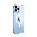 Apple iPhone 12 Pro Kılıf Kamera Korumalı Porto Silikon Magsafe Uyumlu Sert Pc Kapak