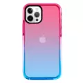 Apple iPhone 12 Pro Uyumlu Kılıf Renkli Transparan Geçişli Parlak Kapak Punto