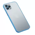 Apple iPhone 12 Pro Kamera Koruyucul Kılıf Arkası Buzlu Mat Transparan Retro Kapak Koruma