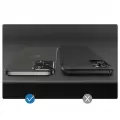Apple iPhone 12 Pro Max Kılıf Lopard Mat Gbox Silikon Kapak İnce Mat Arka Yüzey Elektroplatin